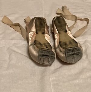 Elegant Pink Ballet Shoes (Well Worn)